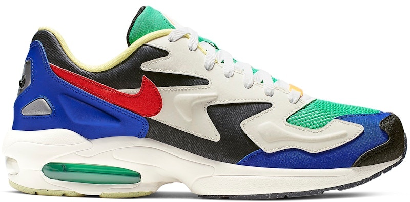 Nike Air Max2 Light Dark Obsidian Sail Racer Blauw