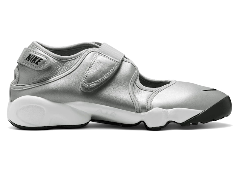 Nike Air Rift Leather Metallic Sail Zilver