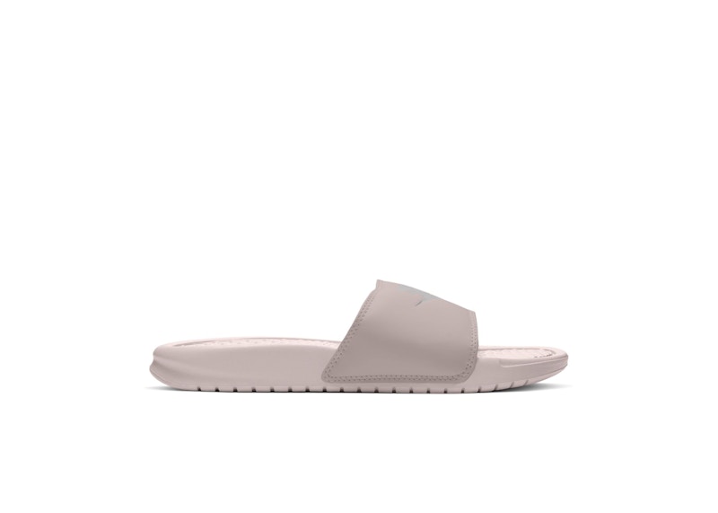 Nike Benassi JDI Particle Rosoe Zilver