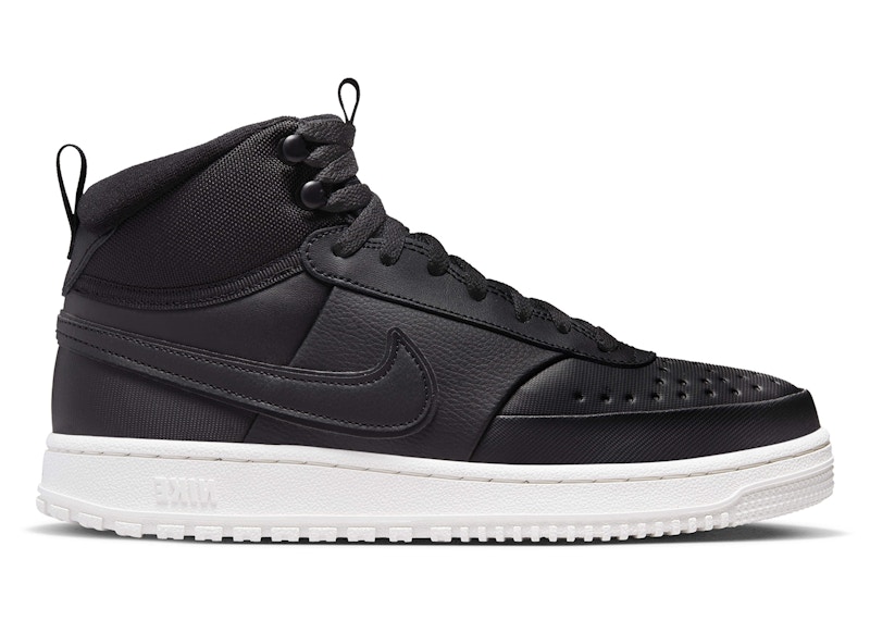 Nike Court Vision Mid Phantom Zwart