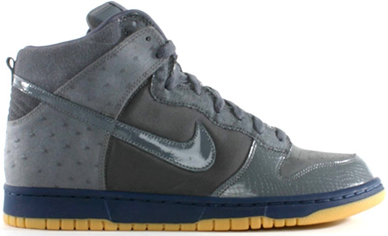 Nike Dunk High Deluxe Ostrich Light Graphite Blauw