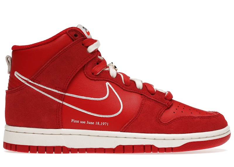 Nike Dunk High First Use Rood