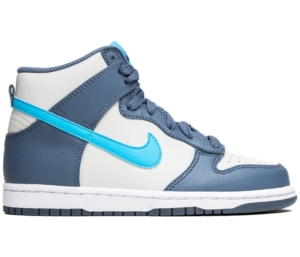 Nike Dunk High Light Bone Diffused Blauw
