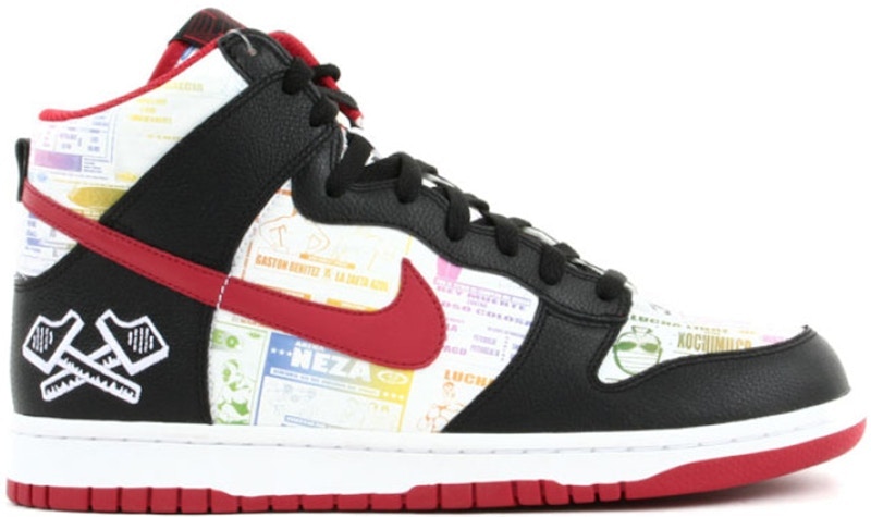 Nike Dunk High Lucha Libre Zwart