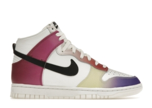 Nike Dunk High Multi-Color Gradient Zwart