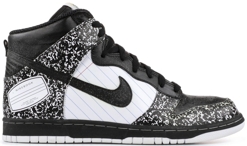 Nike Dunk High Nikebook Zwart