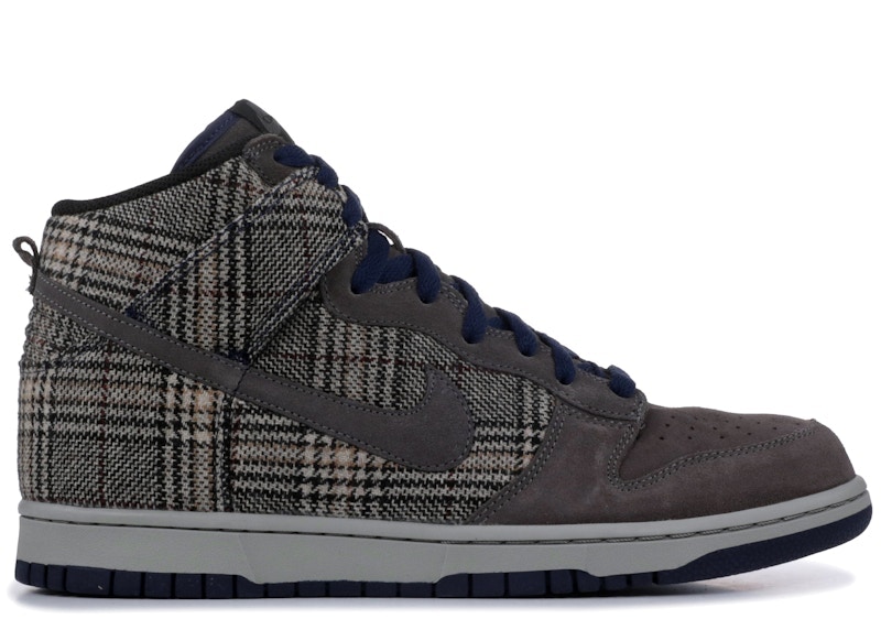 Nike Dunk High Premium Tweed Pack Marineblauw