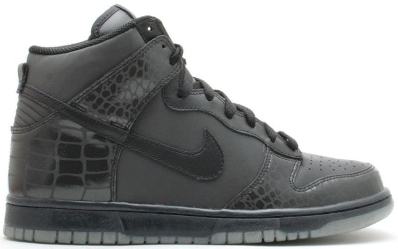 Nike Dunk High Reflective Croc Zilver