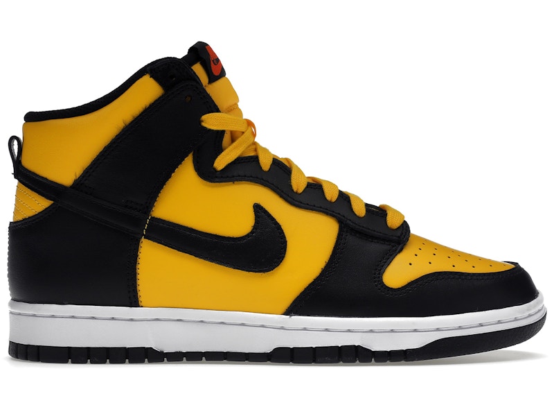 Nike Dunk High Retro Reverse Goldenrod Zwart