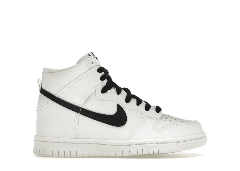 Nike Dunk High Reverse Panda Zwart