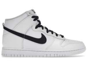 Nike Dunk High Reverse Panda Zwart