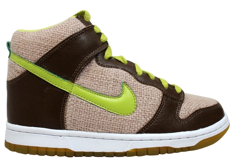 Nike Dunk High Shrek Beach/bright Cactus Umber