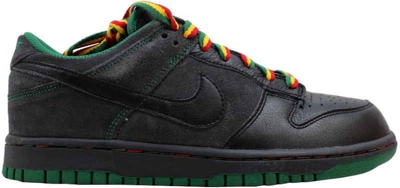 Nike Dunk Low CL Rasta Jamaica Antraciet