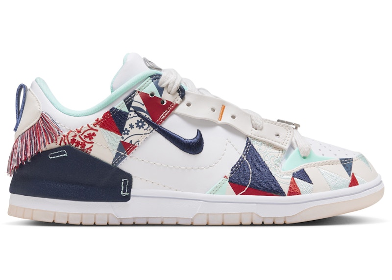 Nike Dunk Low Distrupt 2 Native Patterns Marineblauw