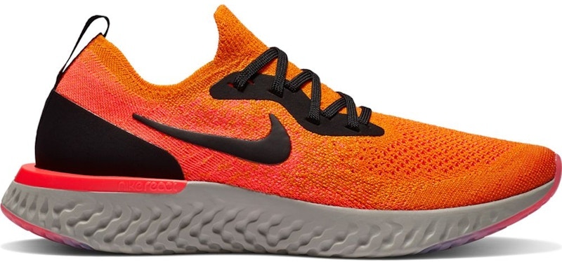 Nike Epic React Flyknit Copper Flash Zwart