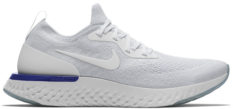 Nike Epic React Flyknit Racer Blauw