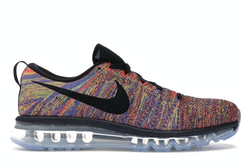 Nike Flyknit Air Max Multi-Color Zwart