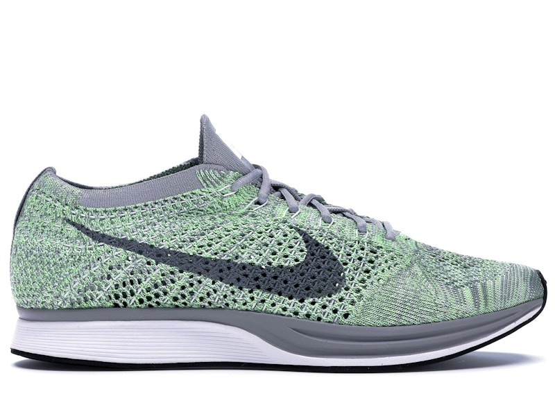 Nike Flyknit Racer Pistachio Grijs