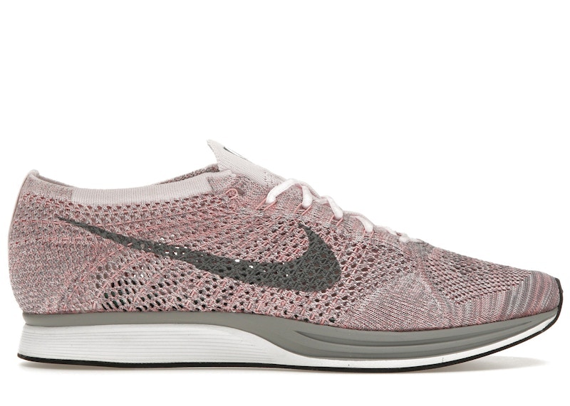 Nike Flyknit Racer Strawberry Grijs