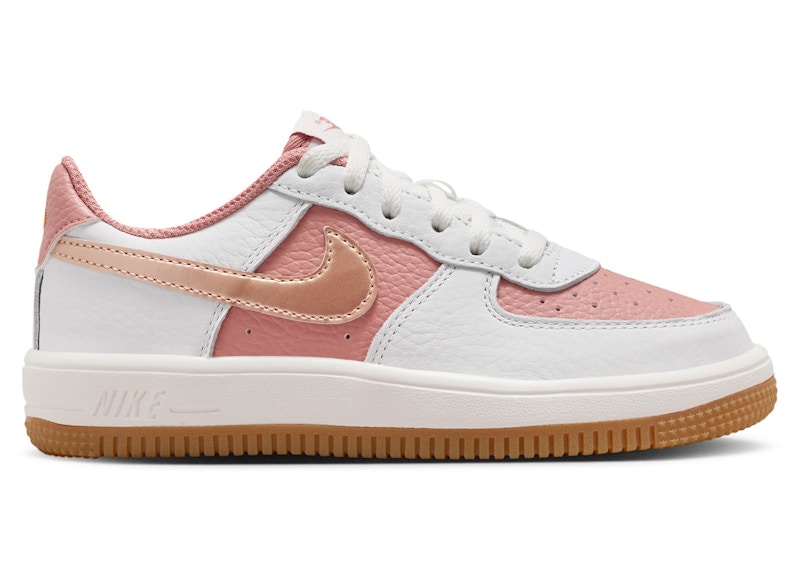 Nike Force 1 Low Rust Metallic Bronze Roze