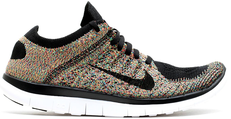 Nike Free Flyknit 4.0 Multi-Color Zwart