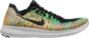 Nike Free RN Flyknit 2017 Multi-Color Zwart
