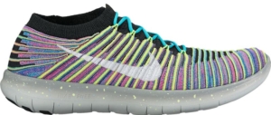 Nike Free RN Motion Flyknit Multi-Color Zwart