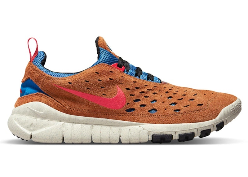 Nike Free Run Trail Dark Russet Blauw