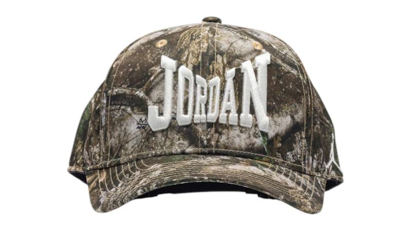 Nike Jordan Adjustable Brooklyn Rise Realtree Hat /Sail Wit