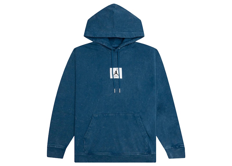 Nike Jordan Flight Essentials Washed Hoodie Blauw