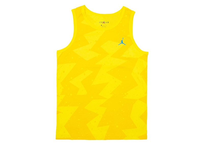 Nike Jordan Printed Poolside Tank Top Amarillo