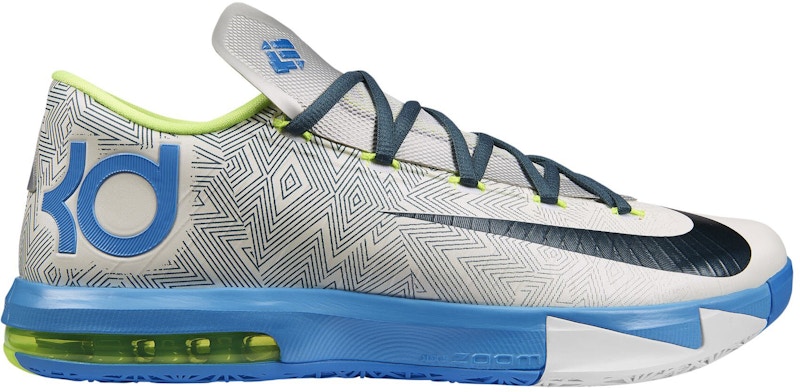 Nike KD 6 Home II Blauw