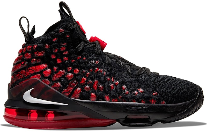 Nike LeBron 17 Infrared Zwart
