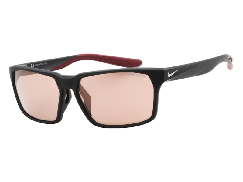 Nike Maverick Rage Rectangular Sunglasses Matte Course Tint Zwart