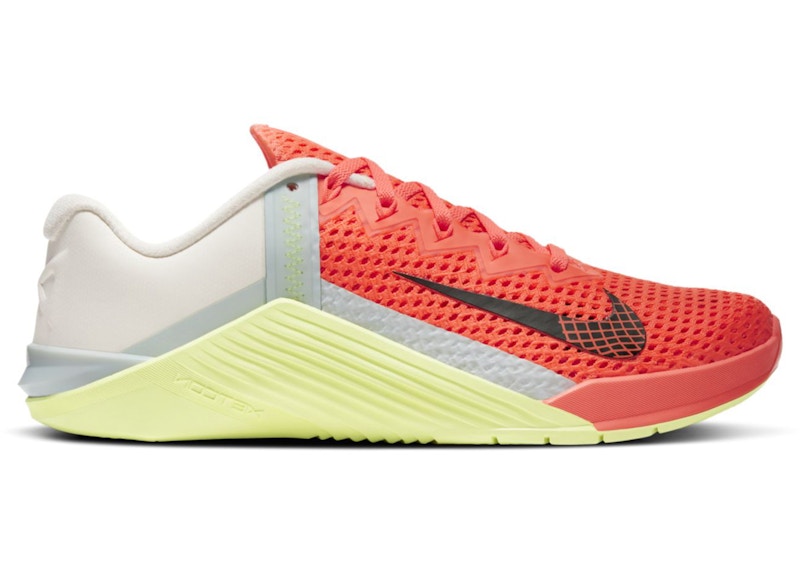 Nike Metcon 6 Bright Mango Light Zitron Groen