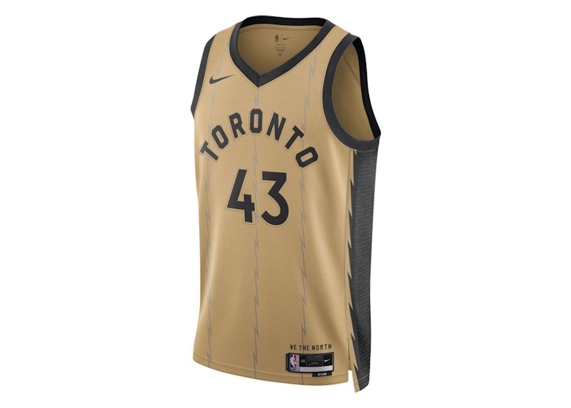 Nike Pascal Siakam Toronto Raptors Jersey Beige