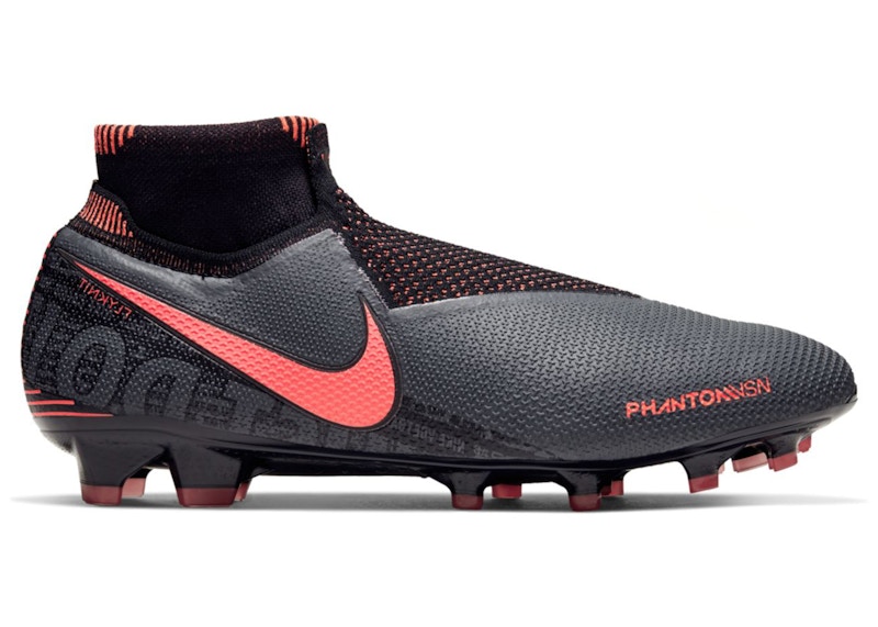 Nike Phantom Vision Elite DF FG Bright Mango Zwart