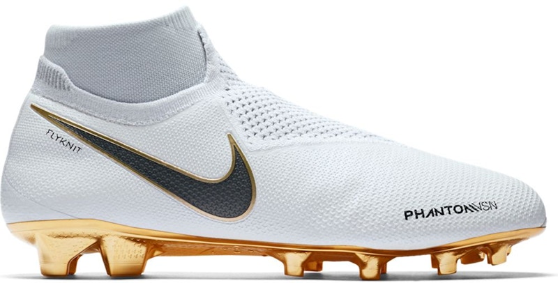 Nike Phantom Vision Elite DF FG Metallic Zwart