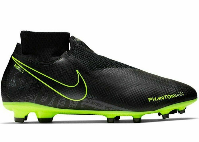Nike Phantom Vision Pro DF FG Volt Zwart