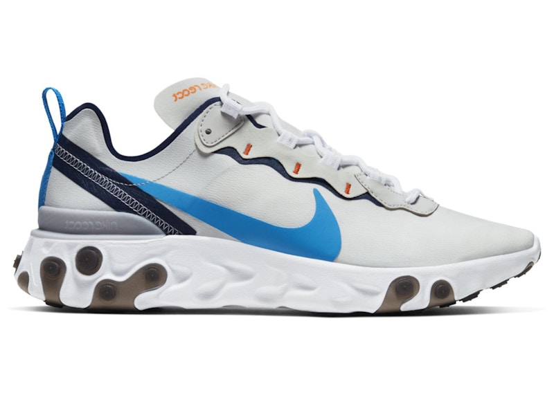 Nike React Element 55 Clear Zilver