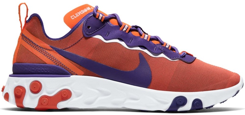 Nike React Element 55 Clemson Oranje