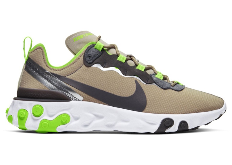Nike React Element 55 Lime Groen
