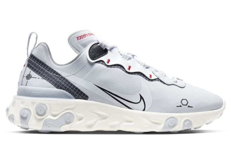 Nike React Element 55 Premium Schematic Zwart