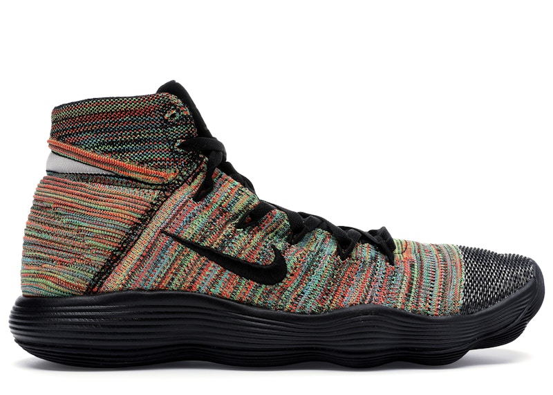 Nike React Hyperdunk 2017 Flyknit Multi-Color Zwart