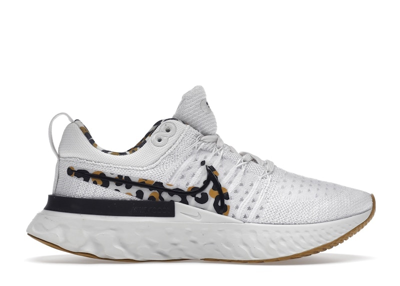 Nike React Infinity Run Flyknit 2 Leopard Platin Tint
