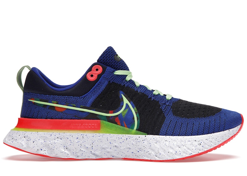 Nike React Infinity Run Flyknit 2 Run Past The Future Blauw