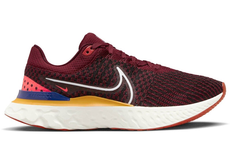 Nike React Infinity Run Flyknit 3 Dark Beetroot Goud