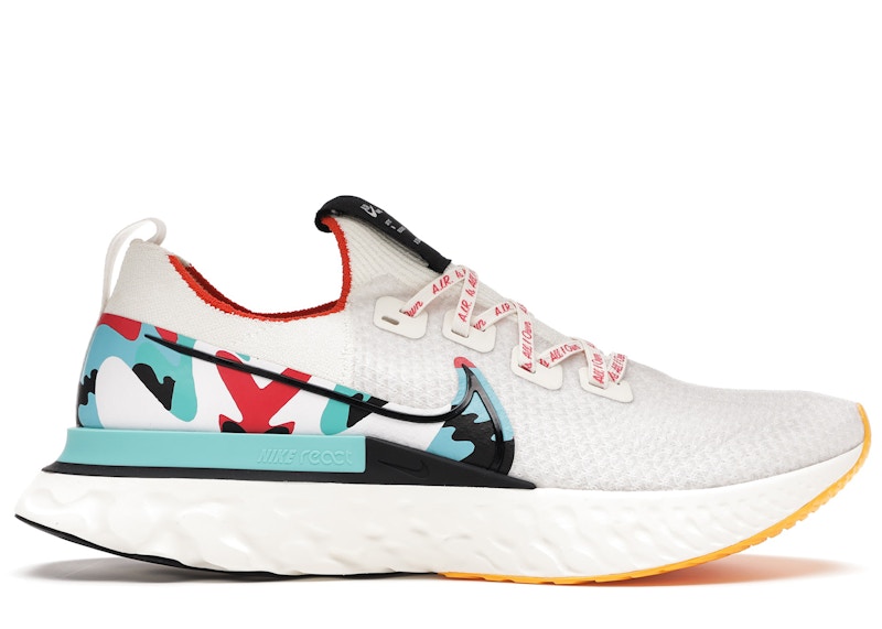 Nike React Infinity Run Flyknit A.I.R Sail Oranje