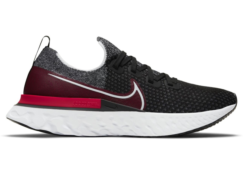 Nike React Infinity Run Flyknit University Zwart
