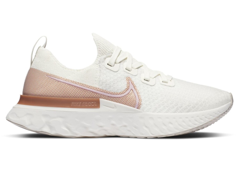 Nike React Infinity Run Flyknit Sail Metallic Copper Wit
